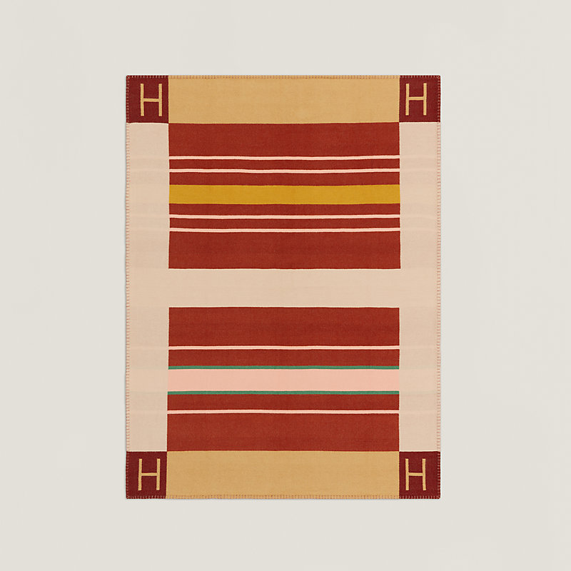 Avalon Cab blanket - Black | Hermès Australia